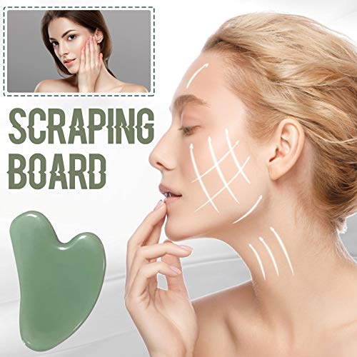 Gua Sha Stones Facial Massage Tool,Nature Jade Gua sha Massage Tool,GuaSha Facial Tools,Anti Aging Skin Care… - Image 4