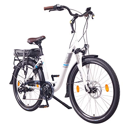 NCM Munich Electric City Bike White 26" NCM Munich Electric City Bike White 26"
