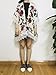 ZEAMO Women Flowy Sheer Crop Sleeves Loose Chiffon/Cotton Kimono Cardigan Blouse Top (Small, Apricot)