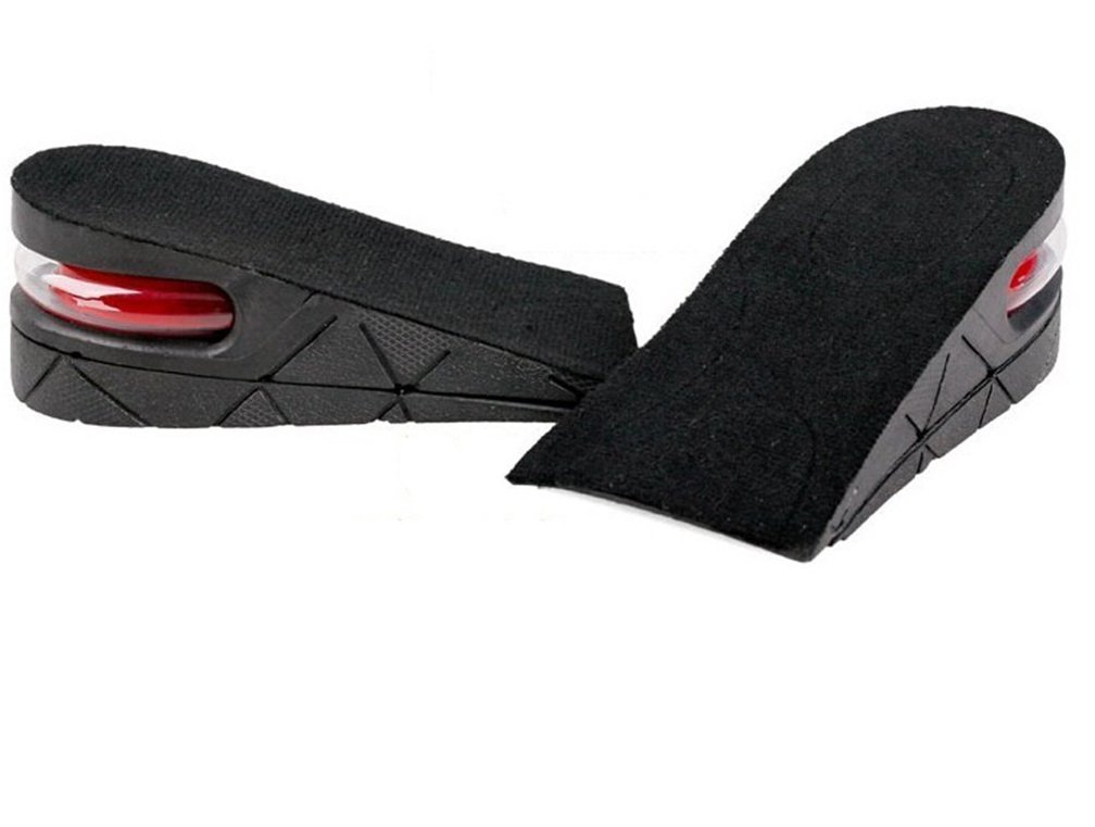 Amorar Height Increase Insole 2-Layer Air up Height Increase Invisible Half Pad Shoe Pads 5cm1 pair