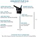 The Coldest Water Insulated Standard Mouth Size 2.0 - Hydro Sports Straw Cap Flip Top Lid - Multi-Compatible with Standard Flask Mouth Size Stainless Steel Water Bottles