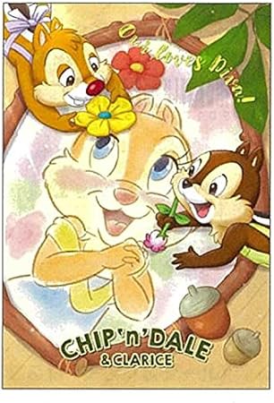 Amazon Co Jp ディズニーチップ デール ポストカード Dear 文房具 オフィス用品