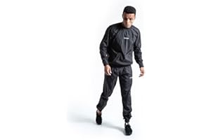 BOXRAW Hagler Professional Sauna Suit 1.0 Top & Bottoms Non Rip Weight Loss Sweat Suit Boxing MMA Training Gym