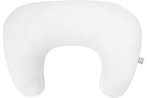 Boppy Nursing Pillow, Bare Naked - Larger, More Supportive Pillow for Breastfeeding and Bottle Feeding with Higher Lift; Baby Safety Alliance Verified