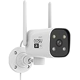 Aosu 2K Security Camera Outdoor with Color Night Vision, Wired Home Security Cameras Support 24/7 Recording, Auto Tracking, V