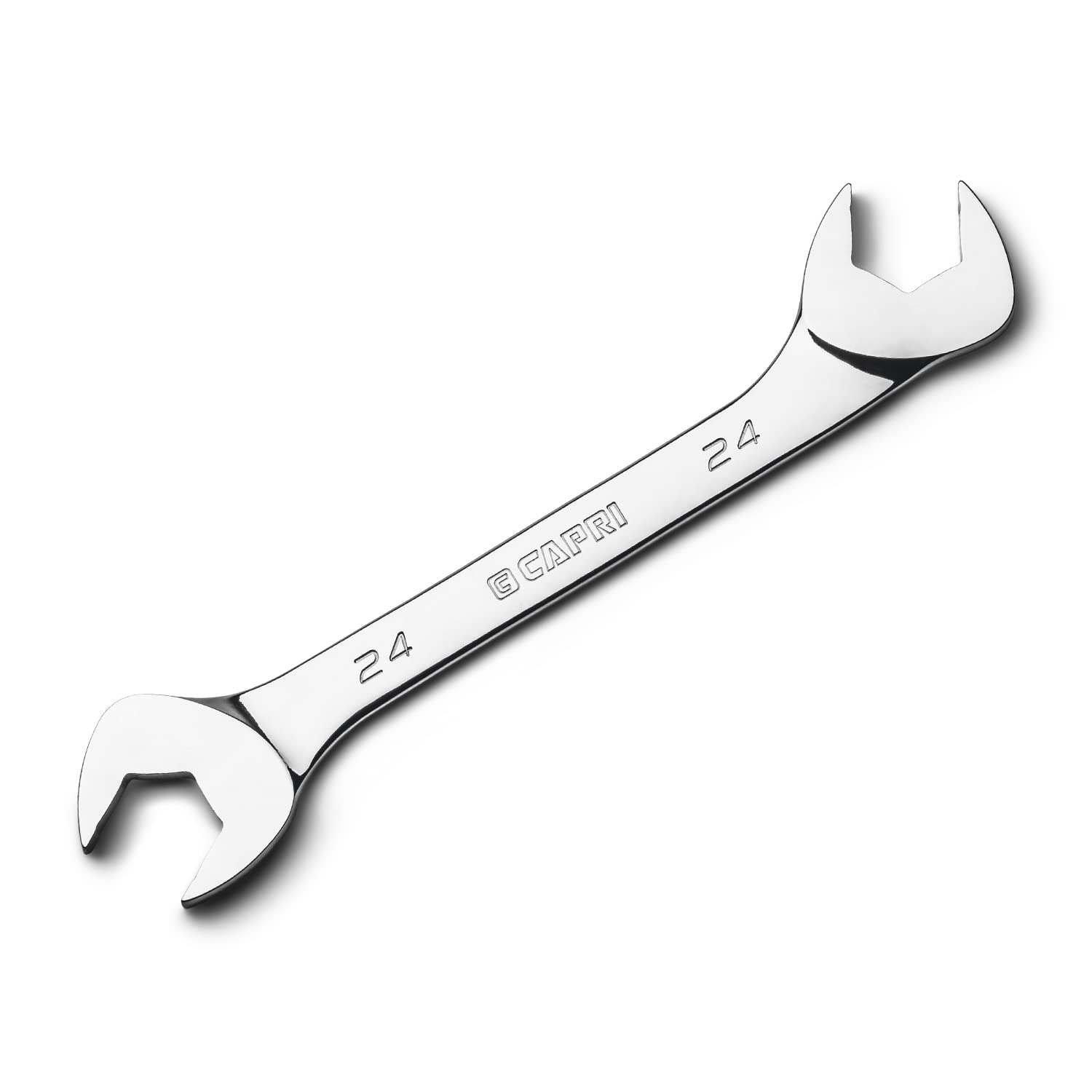 Capri Tools 24 mm Angle Open End Wrench, 30° and 60° Angles, Metric