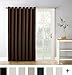 Sun Zero Easton Extra-Wide Blackout Grommet Sliding Patio Door Curtain Panel