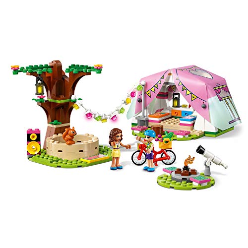 LEGO 41392 Friends Camping in Heartlake City Set mit Mini Puppen Olivia & Mia und Zelt, Spielzeug ab 6 Jahren für Mädchen und Jungen – Bild 3