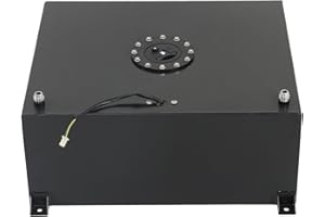 labwork Race Drift Fuel Cell cap Tank 20 Gallon Aluminum Black with Level Sender Black