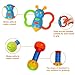 Baby Toys Rattles Teether and Shakers 9 PCS, Baby Newborn Gift Set for Hand Development Early Educational Toys for 3, 6, 9, 12 Month Newborn Baby, Toddler (Some Item Color Pick Randomly)
