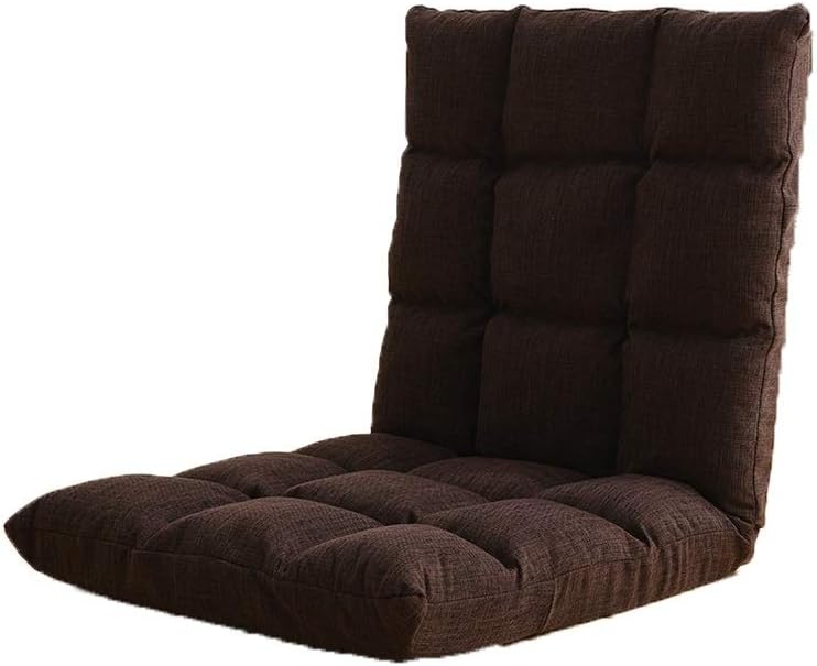 YAXY Floor Chairs with Back Support for Adults, Adjustable Gaming Sofa Chair Cushioned Folding Lazy Recliner Living Room Outdoor Indoor Soft Great for Reading Games Meditating Padded Gaming Chair