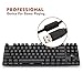 Wired Mac Mechanical Gaming Keyboard, EasySMX X52 Tenkeyless Keyboard, 29 Key Rollover, Blue Switch, Multimedia Keys for Gamers/Office Workers Buy One Get one Gaming Mouse (Black)thumb 3