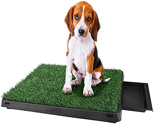 Garain Pet Potty Portable Puppy Patch Training Pad for Dogs Indoor or Outdoor Use 24.6 x 19.5 x 2.7inch (US Stock)