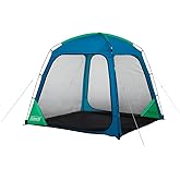 Coleman Skyshade Screened Shelter with Easy Set up, 8x8 Foot Blue | Portable, Bug-Free Enclosed Mesh Walls, Two Wide Doors, Lightweight 13.4 Pounds, Great for Picnics, etc.