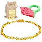 Raw Baltic Amber Teething Necklace For Babies