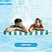 Aqua 2-in-1 Catalina XL Pool Float & Water Hammock – 1-2 Person, Multi-Purpose Inflatable Pool Floats for Adults – Patented Thick, Non-Stick PVC Material – Teal/White Stripe