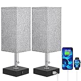 aooshine Bedside Lamps for Bedrooms Set of 2