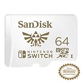 SanDisk 64GB MicroSDXC UHS-I Memory Card for Nintendo Switch - SDSQXAT-064G-GNCZN