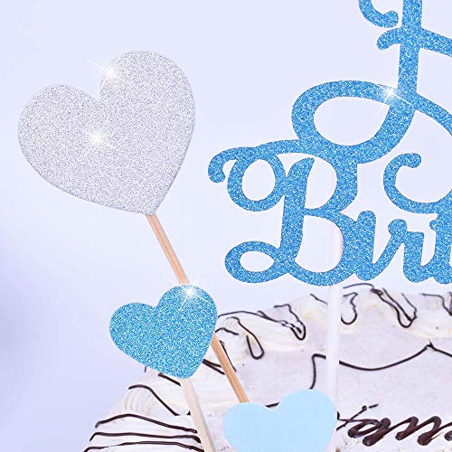 YUINYO-Happy-Birthday-Cake-Topper-lettershappy-birthdayand-love-starbule-and-Silver-Party-Decorations-Birthday-Supplies-Calligraphy-Bling-Cake-toppers