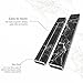 2 Pack - Black Marble Decal Sticker Vinyl Skin for Juul Vape
