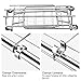 LANGRIA Heavy Duty Rolling Commercial Double Rail Clothing Garment Rack with Wheels Expandable Rods Collapsible Clothes Rack Max Load Capacity 287 lbs. for Bedroom Dressing Room Store (Chrome)