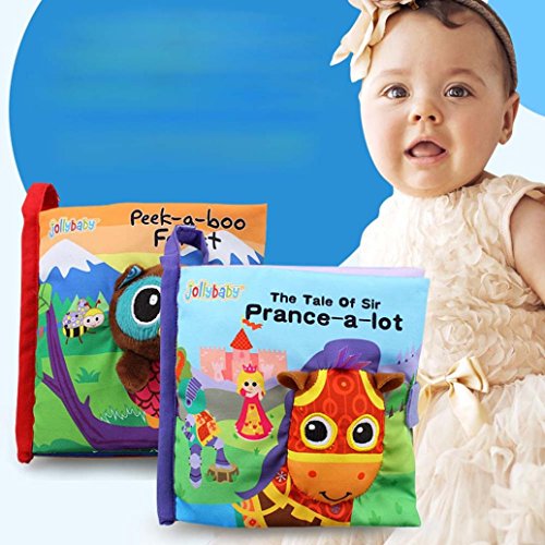 Leegor Baby Intelligence Development Learn Picture Cognize Soft Book Education Toy Birthday Present (A)