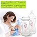 Nenesupply Feeding and Storage Bottles Collection for Spectra S1 S2 Motif Luna Breast Pumps 2 pc 9oz 280ml with Sealing Disc Anti Colic Feeding Bottles Breastmilk Storage Replace Spectra Bottles