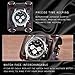 Avaner Mens Retro Steampunk Hip-hop Gothic Brown 74mm Wide Leather Cuff Bracelet Sport Watch Women Big Dial Analog Quartz Wrist Watch
