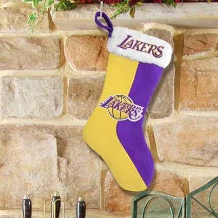 Los Angeles Lakers Colorblock Stocking Sports