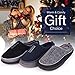 Men's Cozy Memory Foam Micro Woolen Plush Fleece Slippers Slip On Clog House Shoes w/Hand-Craft Woven Trim (US Men's 11-12, Gray)