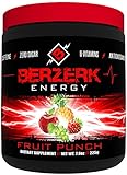 Berzerk Energy Drink Powder Mix Healthy Fruit Punch (30 Servings)