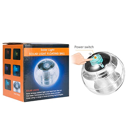 image for Eletorot Solar Floating Light, Pond Light, Pool light, Hanging Ball Li
