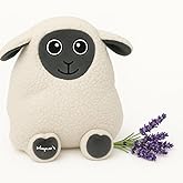 Microwave Heating Pad for Pain Relief - Cozy Sheep Microwavable Heating Pad Stuffed Animal for Cramps, Back Pain, Neck Shoulder, Muscles, Knee, Joints, Natural Heat Pack Moist Heat Gifts for Women