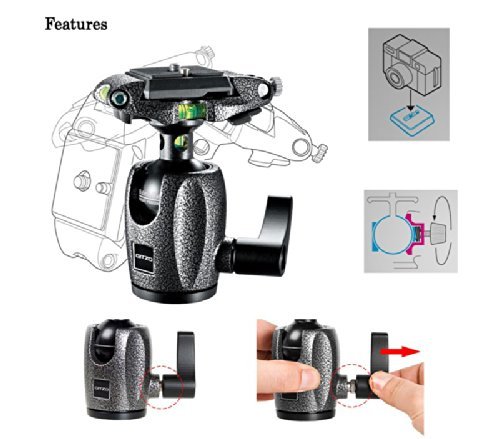 Gitzo GH2781TQR Series 2 Traveler Ball Head with Quick Release
