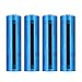 4PCS 3.7V Rechargeable 18650-Battery Lithium 5000mAh Button Top Used for Led Flashlight and headlamp(Battery Size: Diameter: 18mm, Height: 65mm)