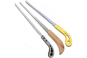 GASUIO 2024 New Outdoor Portable Hand Saw, Upgrade Mini Wall Panel Rugged Wood working Small Saw, Household Garden Small Hand Saw Fine Toothed Hand Saw for Camping Gardening Pruning Saw (Mix#3PCS)