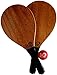 Vero Frescobol Mahogany Wood Beach Frescobol Paddle Set, Official Balls, Tote-Bag, USA