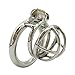 Happygo Re-improve Stealth Convenient Lock Male Chastity Device, Hypoallergenic Stainless Steel Cock Cage, Penis Ring, Virginity Lock, Chastity Belt, Adult Game Sex Toy (1.57 inch/ 4.0cm)