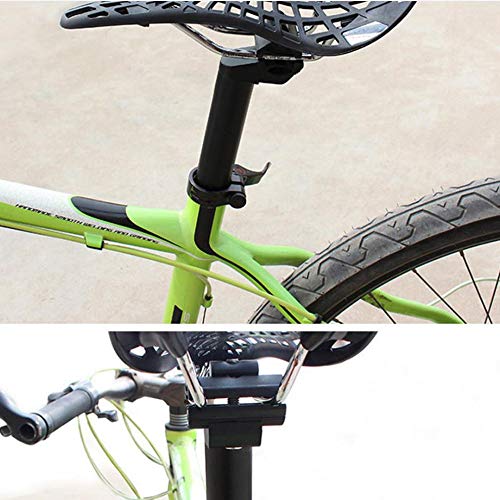 HUA 31.6 x 300 mm Alloy Seatpost 1.244inchx11.81inch Bike Bicycle Alluminium Alloy Seat Post with Micro Adjust Clamp - Thumbnail 2