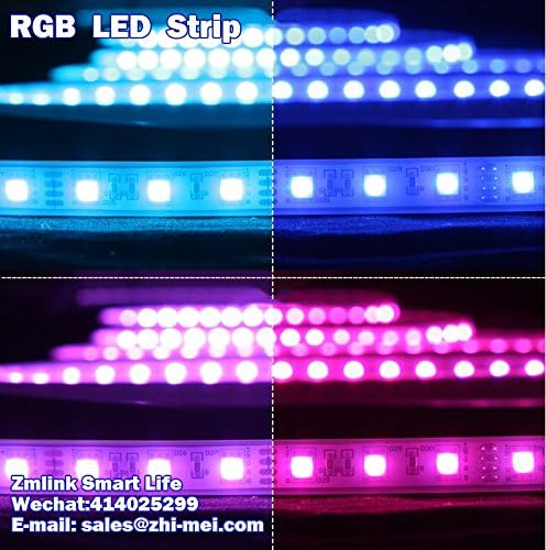Compatible with HUE Bridge 1.0 and 2.0 LED Controller and RGB LED Strip 5 Meter Remote Control by Hue APP