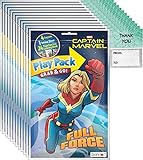 Avengers Marvel Captain Marvel Grab n Go Play Packs (12 Pack) Party Favors and 12