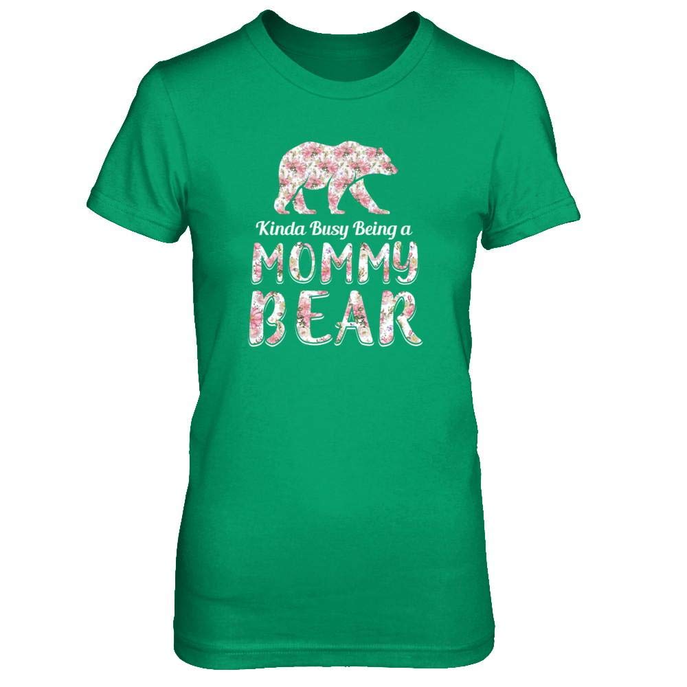 Mommy Bear Dinosaur Kinda Busy Being A Mommybear ' Short Sleeve Tee T Shirt
