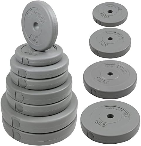Hardcastle Grey Vinyl 1" Weight Discs - Choice of Size