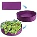 Okngr Fabric Raised Bed, 50 Gallon Grow Bags Fabric Bed Planting Bag Aeration Fabric Pots Breathable Planting Pouch Container for Plants Flowers Vegetables Herb, 50 Gallon, Purplethumb 2