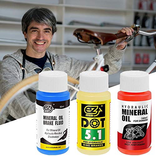 Fiets remolie voor Shimano / voor AVID / voor Magura hydraulische schijfremsmeermiddel, mountainbike-fietsrem minerale… - Image 4