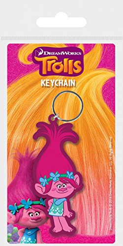 Trolls Keychain Keyring For Fans - Poppy (2 x 2 inches)