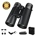 Famecame10x42 Binoculars for Men,Professional Adults Binoculars for Compact Low Light Night Vision Travel Hunting(L Type Binocular Adapter,Carrying Bag,Cushion Binocular Strap)