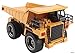 Memtes 6 Channel Full Functional Remote Control Dump Truck Construction Toy, Die-Cast Front, with Lights