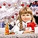 100 Pieces Christmas Cone Bags Snowflake Treat Bags Goodies Clear Cellophane Bags with 150 Pieces Twist Ties for Christmas Candy Cookie Storage, 6.4 x 15.2 Inches