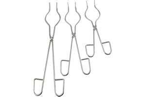 HEMOBLLO Stainless Steel Crucible Tongs Claw Clamp Biochemical Lab Accessories Beaker Clamp for Ceramic